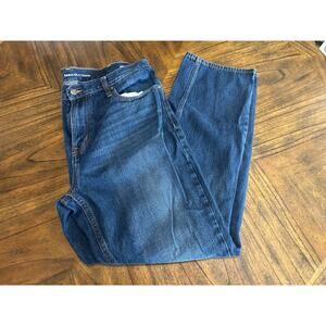 Old Navy Regular Standard Straight Leg Mens Jeans Dar Wash Sz 36x32 Guys Casual